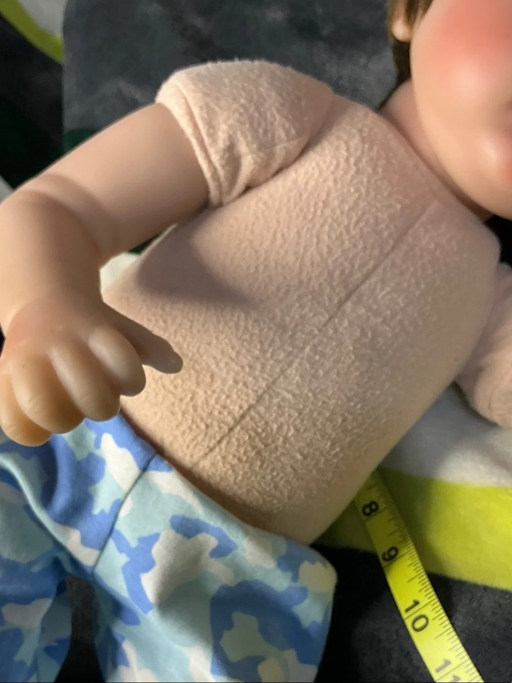 Dongguan Mikaiqi Wanju Reborn Sleepy Baby Doll - Blue Camo Pants 18in
